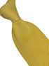 lemon yellow knitted 8cm width tie with pointed end